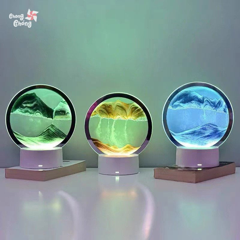 Tranh cát chảy 3D chuyển động tích hợp đèn LED - Hình ảnh 4